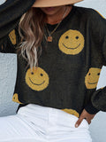 Joyful Threads: Iconic Smiley Face Sweater
