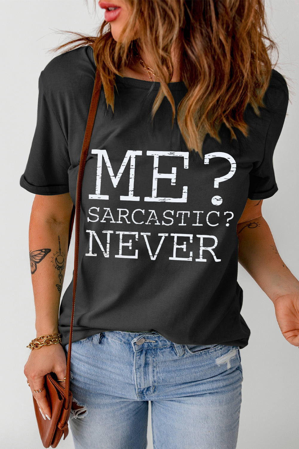 "Sarcasm? Me?" Graphic T-Shirt
